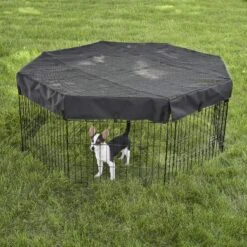 MidWest Exercise Pen Top Fabric Mesh Sunscreen Accessory, Octagonal Configuration, Black 9 MidWest Exercise Pen Top Fabric Mesh Sunscreen Accessory, Octagonal Configuration, Black -Pet Care Sales 655470 PT2. AC SS1800 V1667598075
