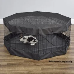 MidWest Exercise Pen Top Fabric Mesh Sunscreen Accessory, Octagonal Configuration, Black 10 MidWest Exercise Pen Top Fabric Mesh Sunscreen Accessory, Octagonal Configuration, Black -Pet Care Sales 655470 PT3. AC SS1800 V1667598828