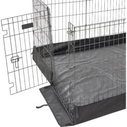 MidWest Canvas Dog Exercise Pen Base Cover Accessory, Square Configuration, Black -Pet Care Sales 655518 PT4. AC SS1800 V1667598812