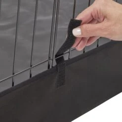 MidWest Canvas Dog Exercise Pen Base Cover Accessory, Square Configuration, Black -Pet Care Sales 655518 PT6. AC SS1800 V1667597807