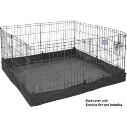 MidWest Canvas Dog Exercise Pen Base Cover Accessory, Square Configuration, Black -Pet Care Sales 655518 PT7. AC SS1800 V1700156093