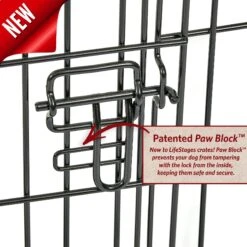 MidWest LifeStages Double Door Collapsible Wire Dog Crate -Pet Care Sales 66304 PT4. AC SS1800 V1647557786