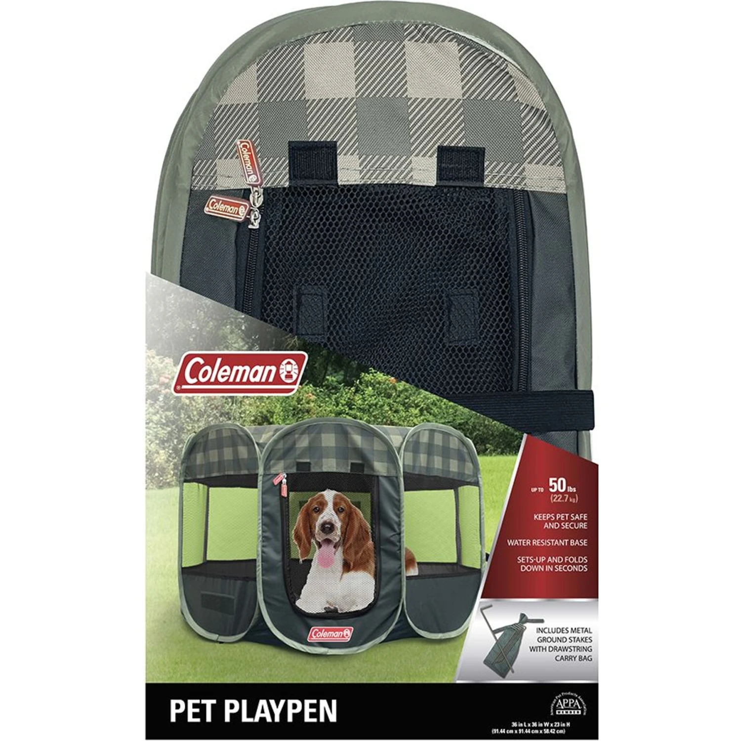 Coleman Camo Dog Playpen 2 Coleman Camo Dog Playpen - Image 2