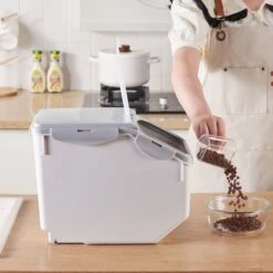 Hanamya Container With Measuring Cup Dog & Cat Food Storage 13 Hanamya Container With Measuring Cup Dog & Cat Food Storage -Pet Care Sales 665774 PT4. AC SS1800 V1665525825