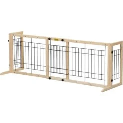 Coziwow 21-in Adjustable Extra Wide Freestanding Dog Gate, Natural Wood 11 Coziwow 21-in Adjustable Extra Wide Freestanding Dog Gate, Natural Wood -Pet Care Sales 665846 PT2. AC SS1800 V1703686486