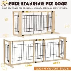 Coziwow 21-in Adjustable Extra Wide Freestanding Dog Gate, Natural Wood 13 Coziwow 21-in Adjustable Extra Wide Freestanding Dog Gate, Natural Wood -Pet Care Sales 665846 PT4. AC SS1800 V1668458446