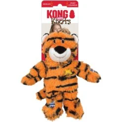 KONG Wild Knots Tiger Dog Toy, Orange -Pet Care Sales 666398 PT2. AC SS1800 V1666385903