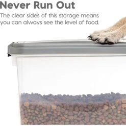 IRIS Airtight Cat, Dog & Bird Food Storage Container With Attachable Casters 11 IRIS Airtight Cat, Dog & Bird Food Storage Container With Attachable Casters -Pet Care Sales 677342 PT4. AC SS1800 V1686073052