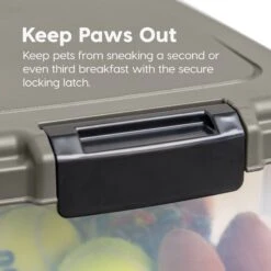 IRIS Airtight Cat, Dog & Bird Food Storage Container With Attachable Casters 12 IRIS Airtight Cat, Dog & Bird Food Storage Container With Attachable Casters -Pet Care Sales 677342 PT5. AC SS1800 V1686072031