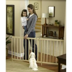 GuardMasterIII Wood Slat Walk-Thru TOS Rated With Quick Remove Feature, Natural