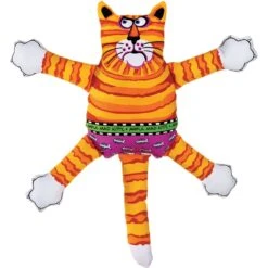 Fat Cat Terrible Nasty Scaries Squeaky Dog Toy, Large, Color Varies