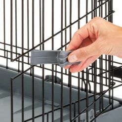 Ferplast Superior Hybrid ECO Dog Crate & Playpen, Gray -Pet Care Sales 688502 PT4. AC SS1800 V1667598419