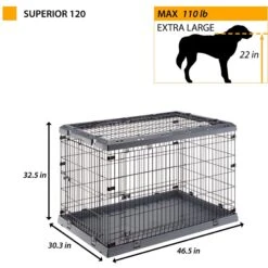 Ferplast Superior Hybrid ECO Dog Crate & Playpen, Gray -Pet Care Sales 688502 PT5. AC SS1800 V1667598678