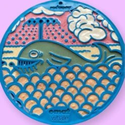 SodaPup Whale Dog Lick Mat, Blue, Large -Pet Care Sales 690542 PT4. AC SS1800 V1667519547