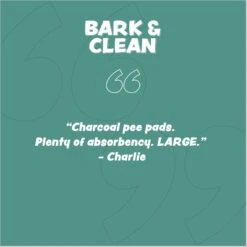 Bark & Clean Premium Activated Charcoal Traveller's Dog Potty Pad -Pet Care Sales 695822 PT7. AC SS1800 V1667520138
