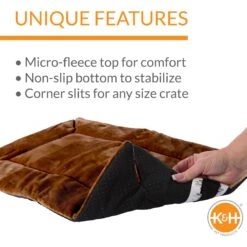 K&H Pet Products Self-Warming Dog Crate Pad, Mocha -Pet Care Sales 69728 PT2. AC SS1800 V1692210114