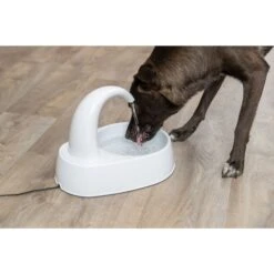 TRIXIE Curved Stream Cat & Dog Water Fountain, White, 84.5-oz -Pet Care Sales 701774 PT2. AC SS1800 V1688752030