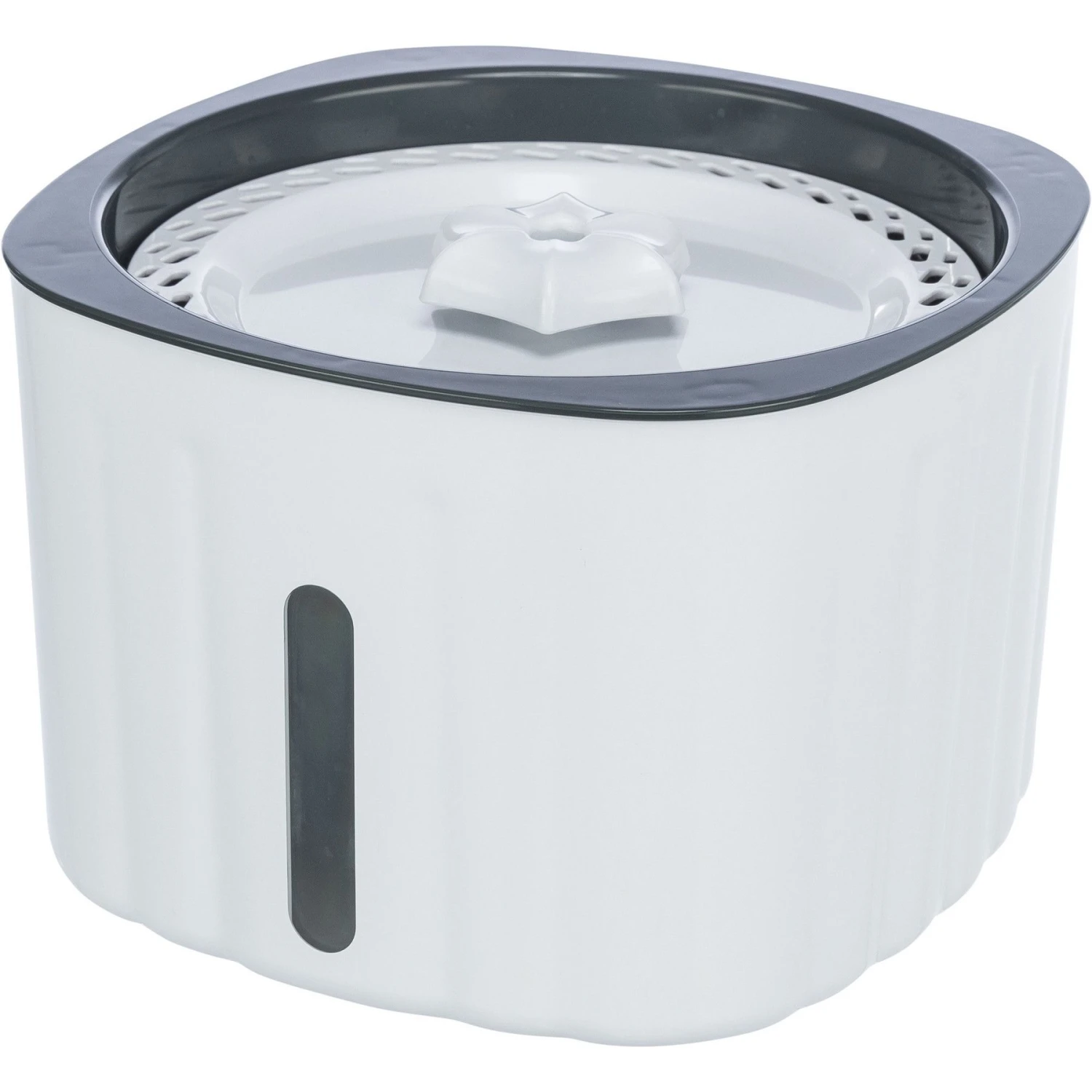TRIXIE Flower Cat & Dog Water Fountain, White/Gray, 68-oz 3 TRIXIE Flower Cat & Dog Water Fountain, White/Gray, 68-oz - Image 3