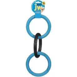 JW Pet Invincible Chains Triple Dog Toy, Color Varies