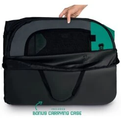 Ruff 'N Ruffus Portable Foldable Cat & Dog Playpen, Carrying Case, & Travel Bowl -Pet Care Sales 711446 PT2. AC SS1800 V1673627740