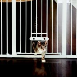 MyPet Extra Tall & Wide Walk Thru Easypass Cat & Dog Gate, White 11 MyPet Extra Tall & Wide Walk Thru Easypass Cat & Dog Gate, White -Pet Care Sales 711790 PT2. AC SS1800 V1670438288