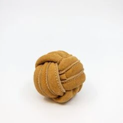 HuggleHounds HuggleHide Ball Dog Toy, Brown