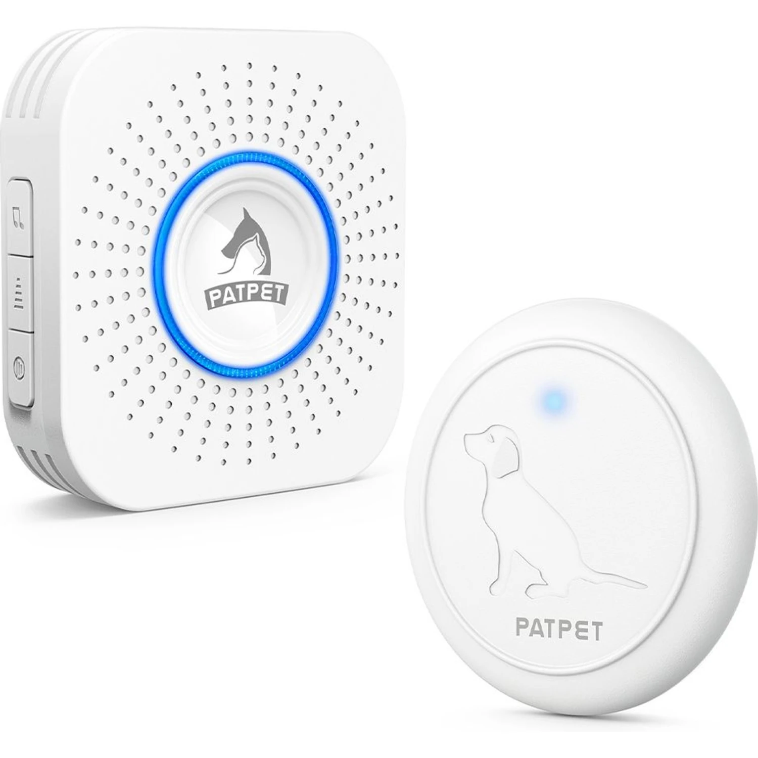 PATPET Smart Training Doorbell Potty Communication Dog & Cat Toy, White, Small 1 PATPET Smart Training Doorbell Potty Communication Dog & Cat Toy, White, Small