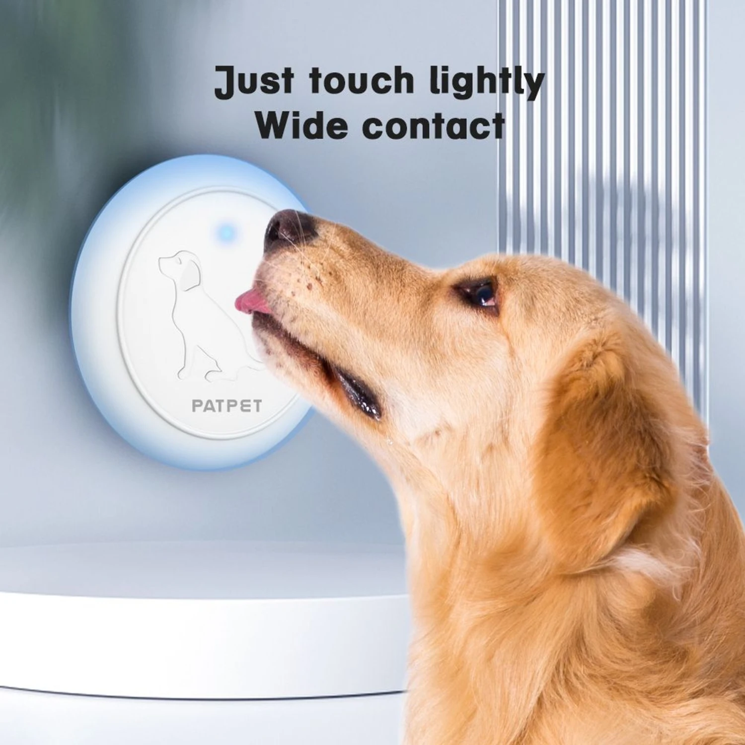 PATPET Smart Training Doorbell Potty Communication Dog & Cat Toy, White, Small 2 PATPET Smart Training Doorbell Potty Communication Dog & Cat Toy, White, Small - Image 2
