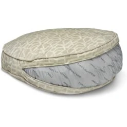 Bark And Slumber Biscuit Plush Round Eco Friendly Fabric Lounger Dog Bed -Pet Care Sales 717094 PT2. AC SS1800 V1669667062