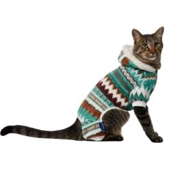 Frisco Fairisle Cozy Plush Fleece Dog & Cat PJs, Green 10 Frisco Fairisle Cozy Plush Fleece Dog & Cat PJs, Green -Pet Care Sales 719054 PT2. AC SS1800 V1692193162