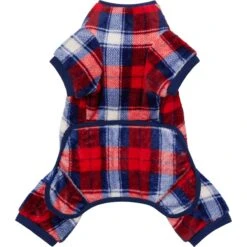 Frisco Cozy Plush Fleece Dog & Cat PJs, Plaid -Pet Care Sales 719102 PT5. AC SS1800 V1692378398