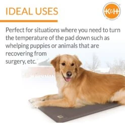 K&H Pet Products Deluxe Lectro-Kennel Heated Pad & Cover -Pet Care Sales 72222 PT2. AC SS1800 V1647907382