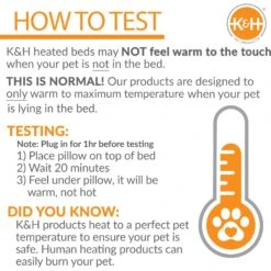 K&H Pet Products Deluxe Lectro-Kennel Heated Pad & Cover -Pet Care Sales 72222 PT4. AC SS1800 V1685650450