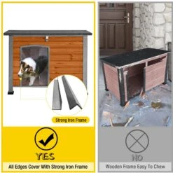 Aivituvin Wooden Heavy Duty Dog House -Pet Care Sales 734502 PT2. AC SS1800 V1670601156