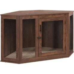 Unipaws Furniture Style Corner Dog Crate -Pet Care Sales 739486 PT2. AC SS1800 V1672161751