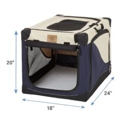 Precision Pet Products 4-Door Collapsible Soft-Sided Dog Crate -Pet Care Sales 74108 PT2. AC SS1800 V1586805536