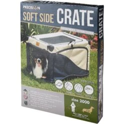 Precision Pet Products 4-Door Collapsible Soft-Sided Dog Crate -Pet Care Sales 74108 PT5. AC SS1800 V1562172889