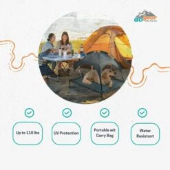 Max & Marlow Go Gear Outdoor Elevated Cat & Dog Bed Mat, Gray, Medium -Pet Care Sales 741902 PT3. AC SS1800 V1674069685