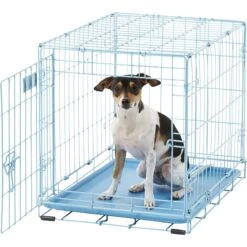 MidWest ICrate Single Door Collapsible Wire Dog Crate, Blue -Pet Care Sales 74292 PT3. AC SS1800 V1569015255