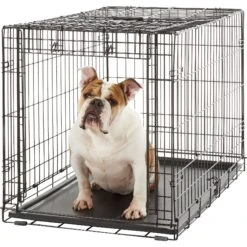 MidWest Ovation Single Door Collapsible Wire Dog Crate 11 MidWest Ovation Single Door Collapsible Wire Dog Crate -Pet Care Sales 74296 PT3. AC SS1800 V1569015305