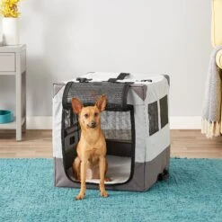 MidWest Canine Camper Single Door Collapsible Soft-Sided Dog Crate