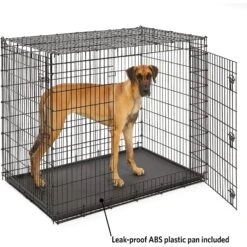 MidWest Solutions Series XX-Large Heavy Duty Double Door Wire Dog Crate, 54 Inch 12 MidWest Solutions Series XX-Large Heavy Duty Double Door Wire Dog Crate, 54 Inch -Pet Care Sales 74373 PT6. AC SS1800 V1562173647