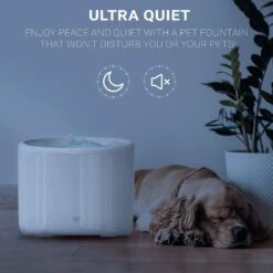 INSTACHEW Purrflow Smart Dog & Cat Water Fountain, White, 2-L -Pet Care Sales 757694 PT3. AC SS1800 V1691762367