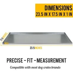 KOPEKS Heavy Duty Multipurpose Steel Replacement Pet Crate Tray 9 KOPEKS Heavy Duty Multipurpose Steel Replacement Pet Crate Tray -Pet Care Sales 758502 PT3. AC SS1800 V1674494918