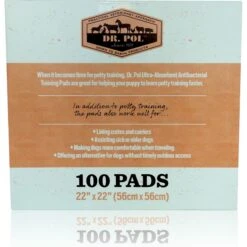 Dr. Pol 22x22-in Dog Training Pad, 100 Count 10 Dr. Pol 22x22-in Dog Training Pad, 100 Count -Pet Care Sales 773726 PT3. AC SS1800 V1676913945