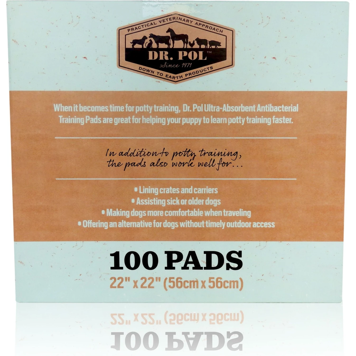Dr. Pol 22x22-in Dog Training Pad, 100 Count 4 Dr. Pol 22x22-in Dog Training Pad, 100 Count - Image 4