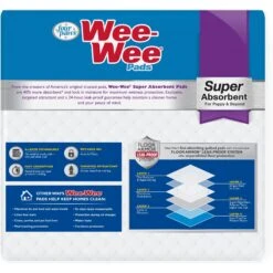 Four Paws Wee-Wee Super Absorbent Dog Pads -Pet Care Sales 77976 PT8. AC SS1800 V1685647748