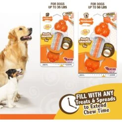 Nylabone Sneaky Snacker Bacon Flavor Dog Treat Toy, Orange -Pet Care Sales 784398 PT4. AC SS1800 V1677076881