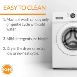 K&H Pet Products Canopy Add On For Elevated Dog Bed 9 K&H Pet Products Canopy Add On For Elevated Dog Bed -Pet Care Sales 78461 PT3. AC SS1800 V1624631577