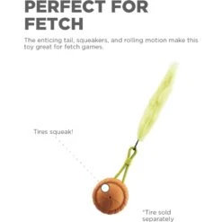 Outward Hound Replacement Tails For Tail Spinner Chase Dog Toy, Yellow -Pet Care Sales 786430 PT3. AC SS1800 V1682621971